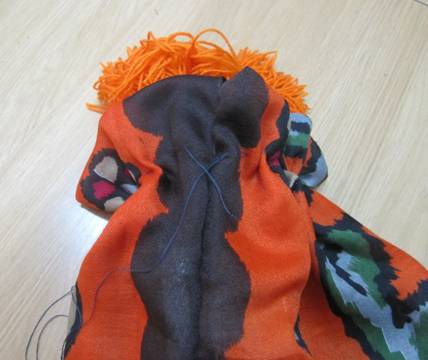 На уроке психолога, мастер-класс изготовление куклы Страшуля