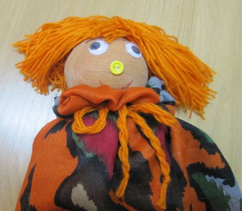 На уроке психолога, мастер-класс изготовление куклы Страшуля