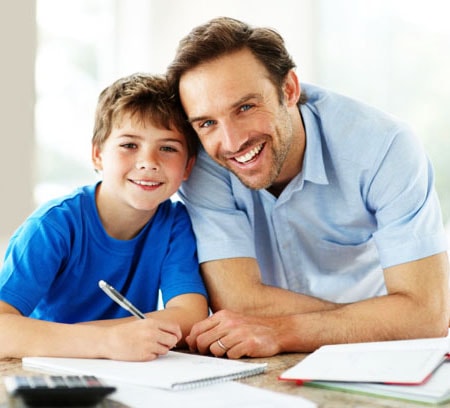 помощь ребёнку отцом