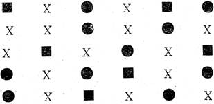 нужно сосчитать фигуры на рисунке