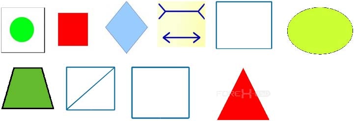 Тест школьного психолога с фигурами математическими